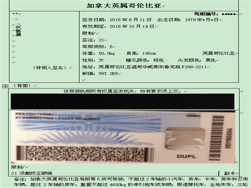 欧朗国际翻译：驾照兑换（翻译）温馨提示